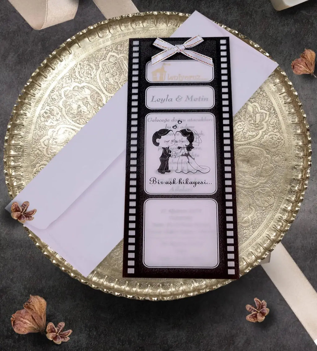 Carte d’invitation à personnaliser (100 pièces minimum) CréaBySana