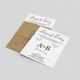 Invitation mariage personnalisée — lot 100 pièces design chic | CréaBySana