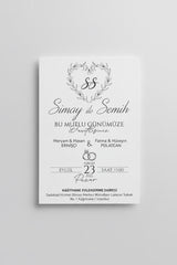 Invitation premium personnalisée mariage — design raffiné | CréaBySana