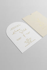 Carte invitation Zara personnalisée — lot 50 pièces mariage | CréaBySana