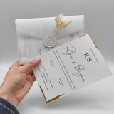 Invitation mariage Zoé personnalisée — modèle élégant | CréaBySana