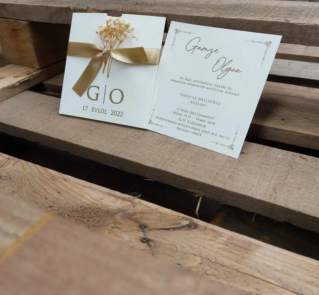 Carte d’invitation Zola (100 pièces minimum) CréaBySana