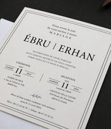 Invitation élégante mariage personnalisée — design premium | CréaBySana