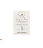 Carte d’invitation personnalisée (50 pièces minimum) CréaBySana