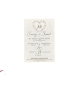 Invitation mariage premium personnalisée — design chic | CréaBySana
