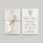 Carte invitation sur mesure personnalisée — lot 50 pièces | CréaBySana
