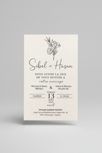 Invitation sur mesure mariage personnalisée — design unique | CréaBySana