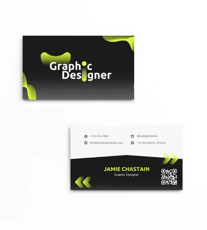 Carte de Visite Graphiste Personnalisée – Design Créatif, Moderne & Impression Premium pour Professionnels du Design - CréaBySana