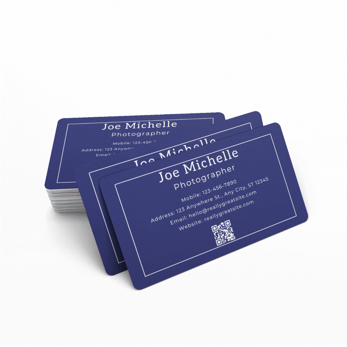 Carte de Visite Photographe Personnalisée – Design Moderne, Créatif & Impression Premium - CréaBySana