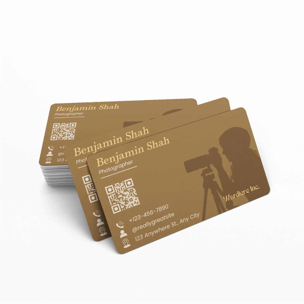Carte photographe créative personnalisée — design moderne | Créa By Sana