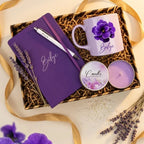 Coffret Cadeau Femme Personnalisé Violet CréaBySana