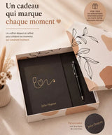 Coffret cadeau médecin personnalisé stylo carnet stéthoscope | CréaBySana