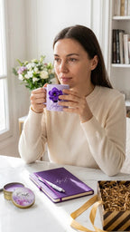 Coffret Cadeau Femme Personnalisé Violet CréaBySana