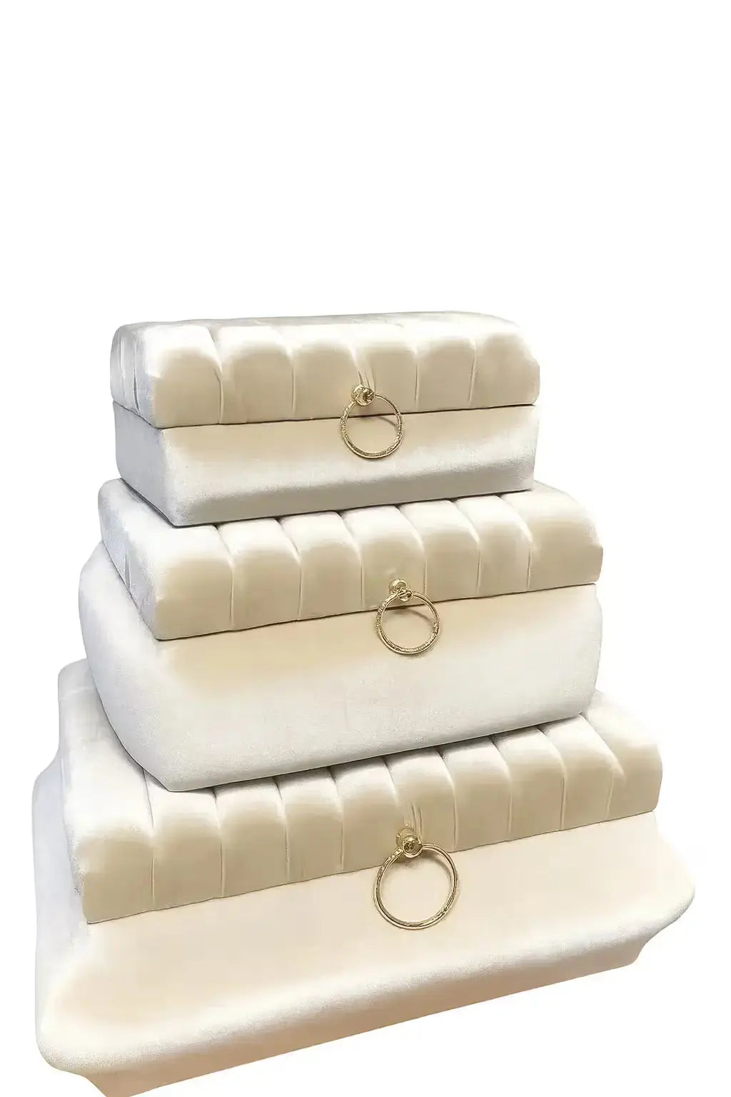 Coffret trousseau mariage – velours premium & intérieur satin - CréaBySana