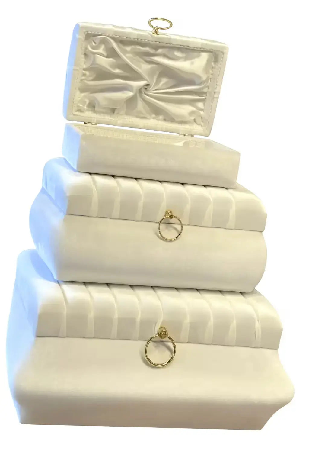 Coffret trousseau mariage – velours premium & intérieur satin - CréaBySana