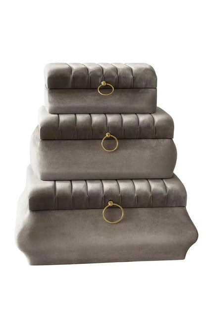 Coffret trousseau mariage – velours premium & intérieur satin - CréaBySana