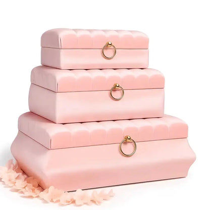 Coffret trousseau mariage – velours premium & intérieur satin - CréaBySana