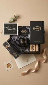 Coffret Welcome Box Entreprise Personnalisé | Stylo, Mug & Carnet CréaBySana