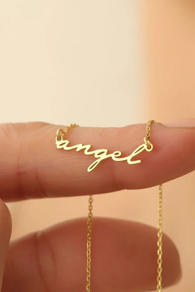 Collier Prénom Personnalisé Plaqué Or 14 Carats – Bijou Élégant et Unique CréaBySana