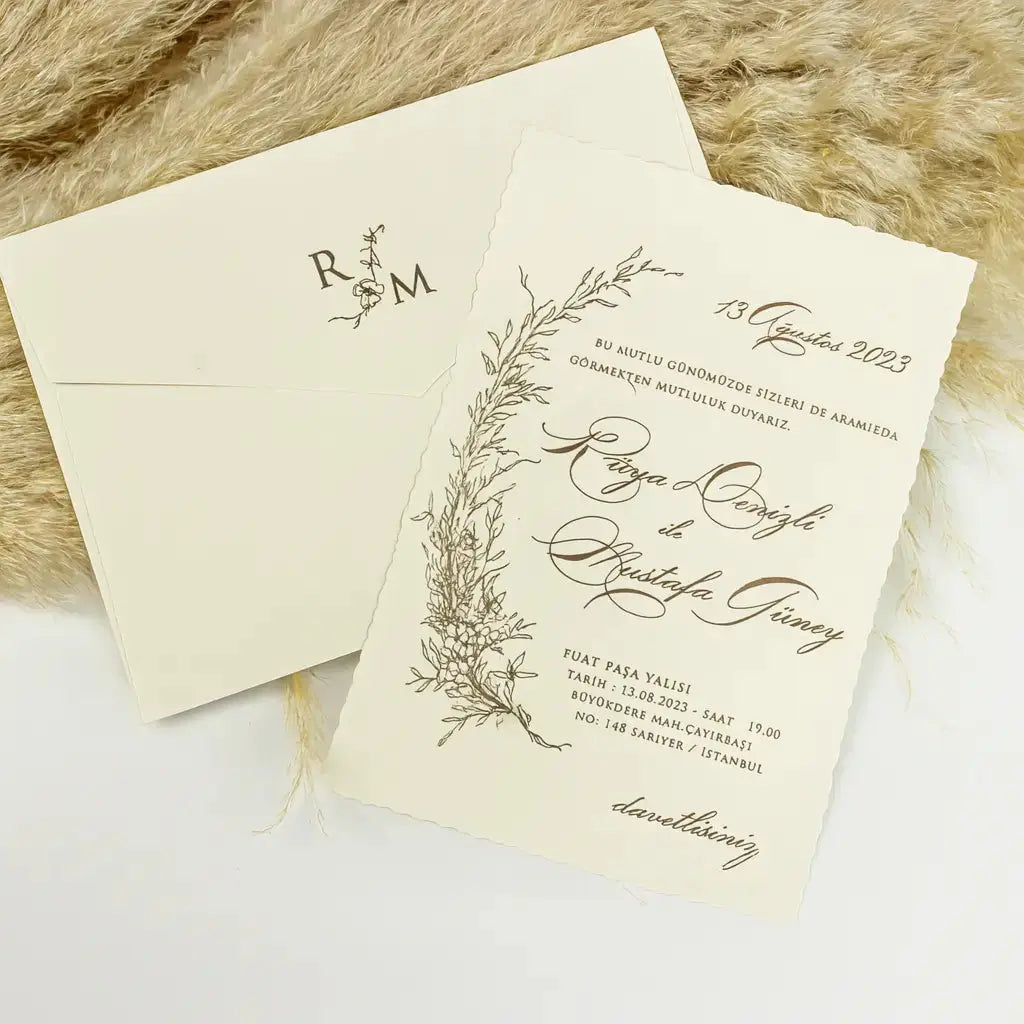 DIY Wedding Invitations – Elegant Personalized Invitation Kit by CréaBySana CréaBySana