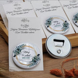 Décapsuleur gravé logo texte — cadeau événement personnalisé | Créa By Sana