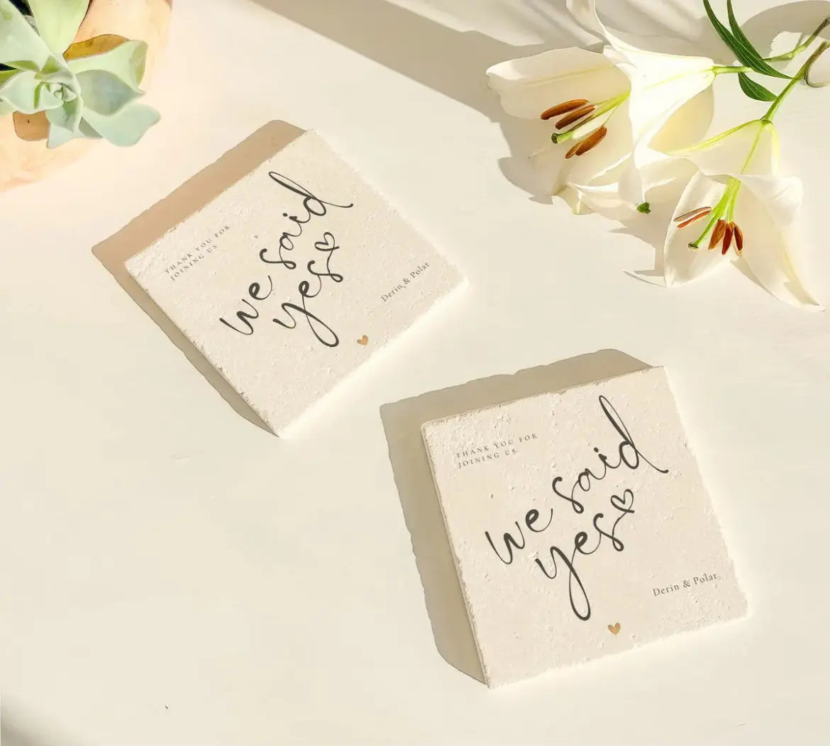 Sous-verre en pierre (min 20 pièces) - CréaBySana