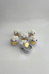 Boîte dragées mariage — contenant personnalisé blanc luxe | CréaBySana
