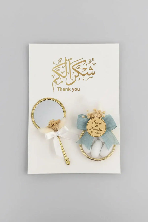 Dragées personnalisées mariage — mini miroir souvenir invité | CréaBySana