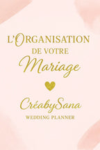 Ebook mariage organisation — guide complet 45 pages | Créa By Sana