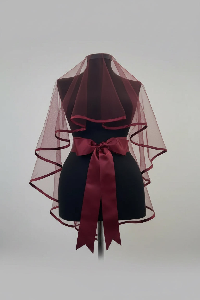 Ensemble voile de mariée dentelle guipure — élégance cérémonie | Créa By Sana