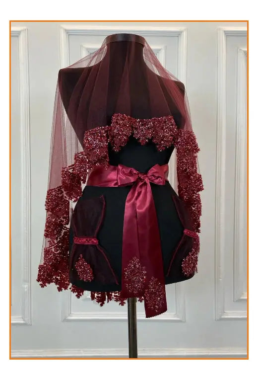 Ensemble voile de mariée CréaBySana