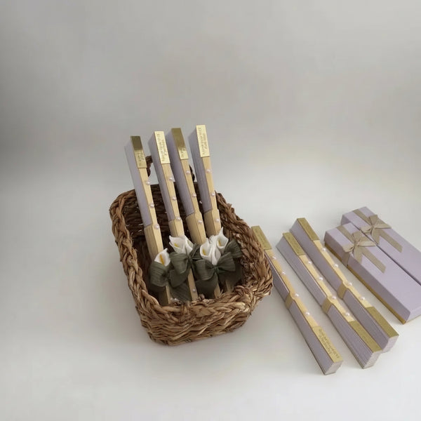Éventail mariage personnalisé — cadeau invité cérémonie | CréaBySana