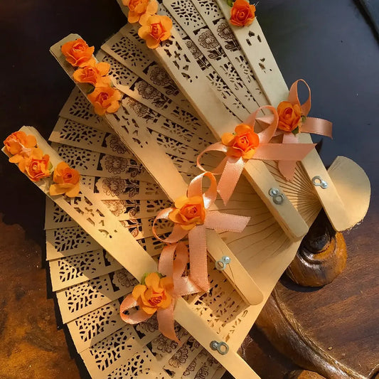 Éventail personnalisé – Cadeau invité mariage élégant et original CréaBySana