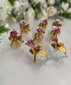 FIOLE EN VERRE MARIAGE CHIC - CréaBySana