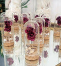 Fiole en verre mariage – Cadeau invité élégant et personnalisable CréaBySana