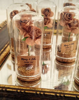 Fiole verre mariage cadeau invité — contenant personnalisable | CréaBySana