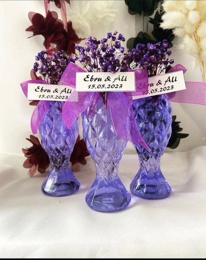 Fiole en verre mariage - Contenant pas cher - CréaBySana