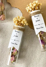 Petite fiole verre mariage — contenant cadeau invité | CréaBySana