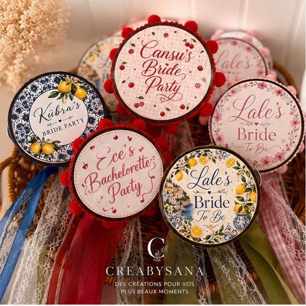Tambourin personnalisé – 10 cm | Mariage, Henné & Bridal Party  CréaBySana