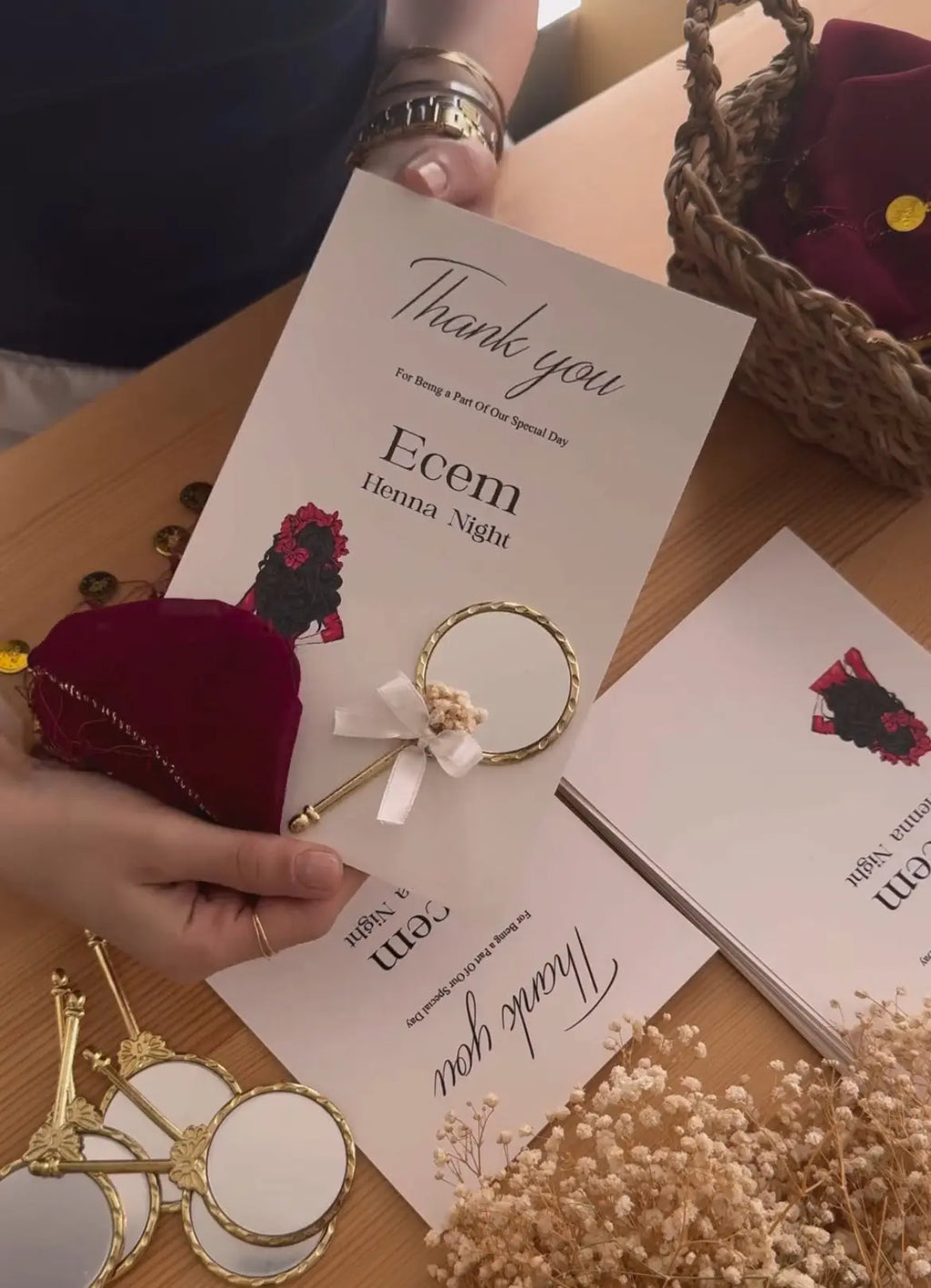 Mouchoir de Halay avec miroir CréaBySana