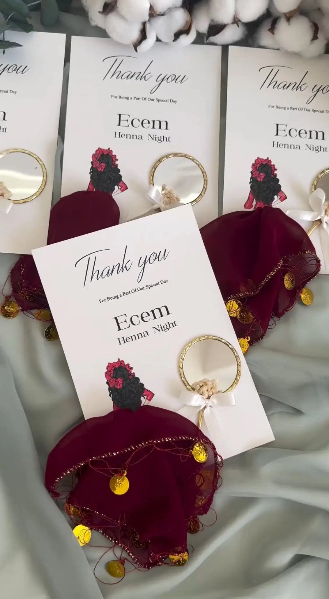 Mouchoir de Halay avec miroir CréaBySana