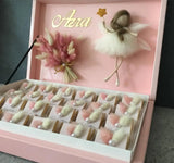 Boîte de 48 chocolats fins mariage personnalisée | Créa By Sana