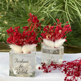 Bougie cadeau invité mariage personnalisée — lot souvenir | CréaBySana