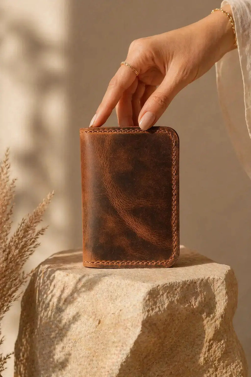 Portefeuille personnalisé homme cuir — cadeau unique et durable | CréaBySana