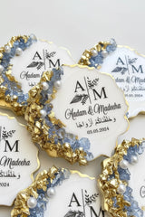 Magnet à perle personnalisé — souvenir invité mariage chic | CréaBySana