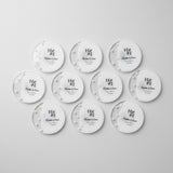 Magnet mariage personnalisé motif floral — souvenir invité | CréaBySana