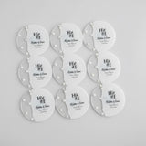 Magnet mariage floral personnalisé — lot souvenir invité | CréaBySana