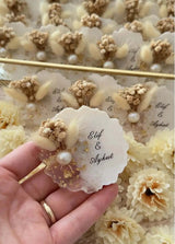 Magnet personnalisé mariage et baptême — lot souvenir | CréaBySana