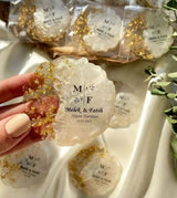 Magnet mariage personnalisé — cadeau invité élégant pas cher | CréaBySana