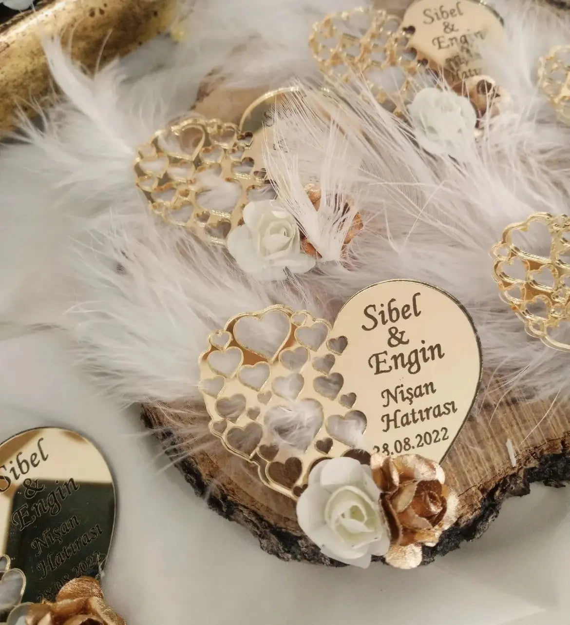 Magnet plexi cœur CréaBySana